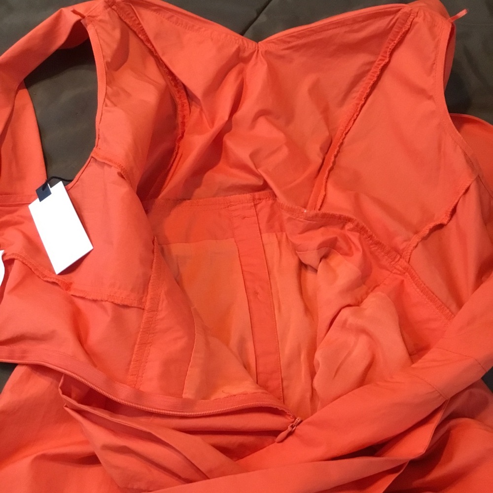 HOST PICK! Astr orange off shoulder dress NWT - Picture 7 of 8